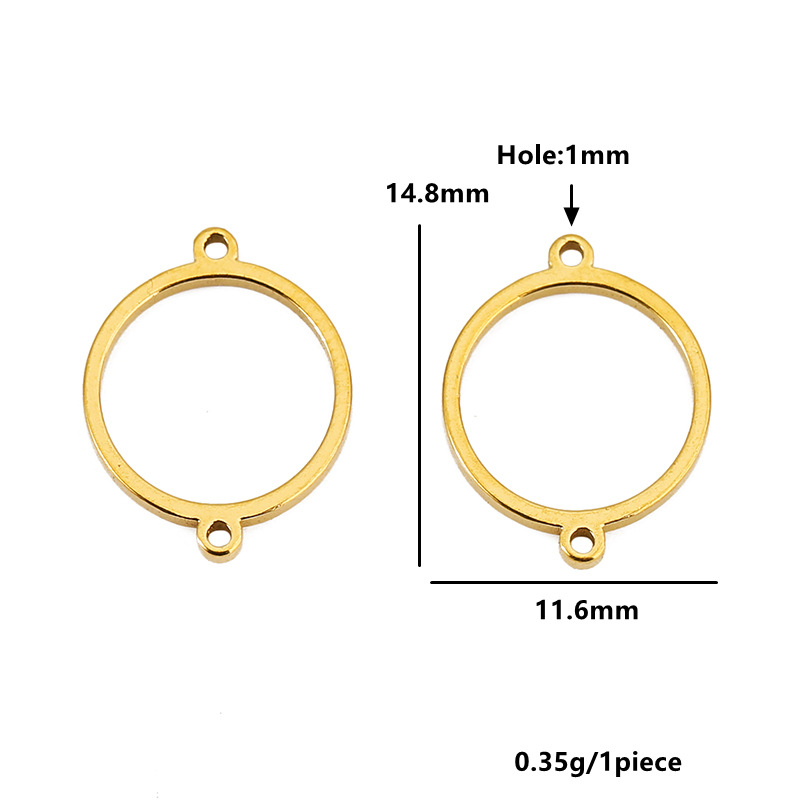 Couleur or, 11,6*14,8 mm