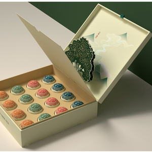 定制Logo印花弹出式树豪华批发空茶具纸板包装礼品盒茶 - Product Image 3
