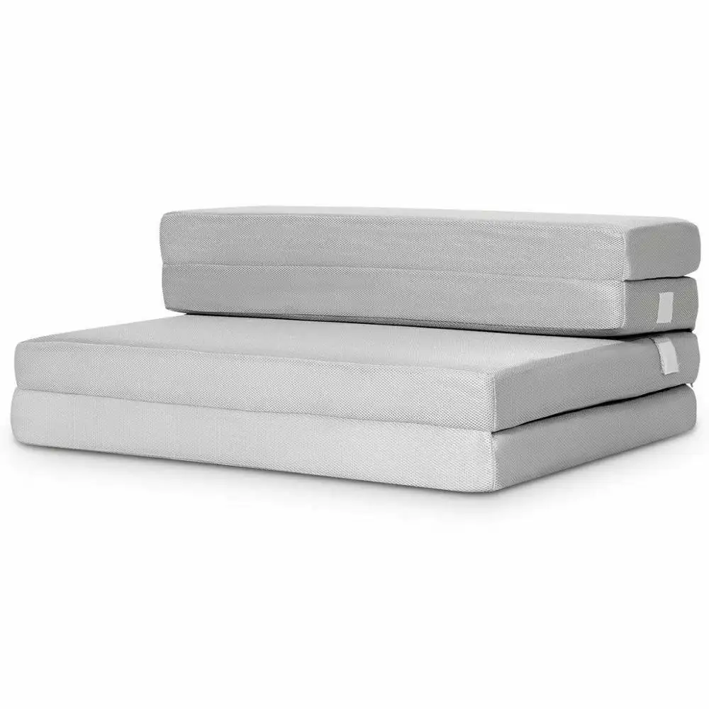 Matelas lit double en mousse, pliant, taille XL, 4 pouces, canapé-lit, nouveauté