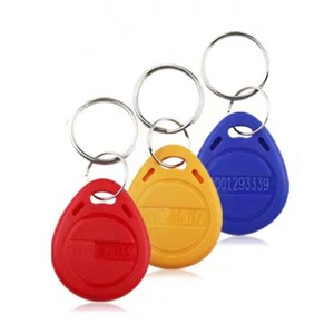 Metal halka ile temassız akıllı çip programlanabilir akıllı kart sosyal anahtarlık - Product Image 3
