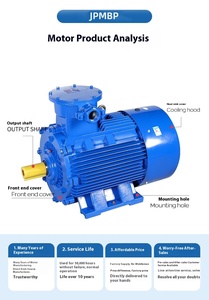 Venta directa de fábrica JPMBP Motor de CA a prueba de explosiones con control de velocidad de frecuencia variable síncrono de imán permanente - Product Image 6