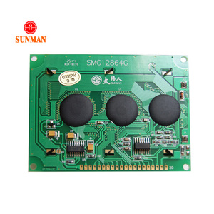 3,3 V 20 pin ks0108 controlador STN amarillo verde pantalla LCD RoHS 128x64 128*64 12864 Módulo de pantalla LCD gráfica de matriz de puntos - Product Image 3