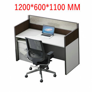 JINS Modern 4-Person Office Desk <strong>Durable</strong> <strong>Computer</strong> Board Desktop 4-Seater Workstation with Easy Assembly - Product Image 5