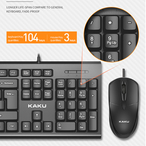 KAKU <strong>Computer</strong> Office Pc Gaming Gamer <strong>Mouse</strong> <strong>Keyboard</strong> Set Usb Sensitive <strong>Keyboard</strong> and <strong>Mouse</strong> Combo - Product Image 5