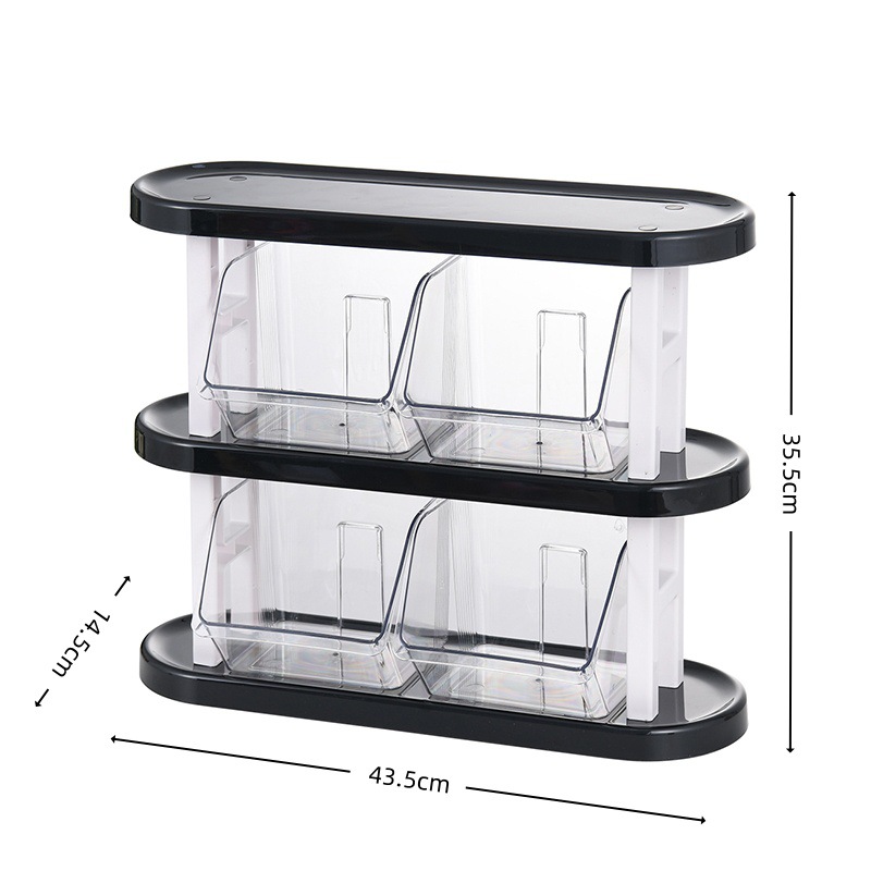 Three-layer four-box - Black