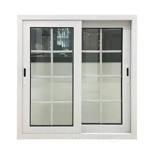 Frosted Transparent Upvc/Pvc <strong>Small</strong> Arch Double Glazed Slider Sliding Glass 3 Tracks Sliding <strong>Windows</strong> for Home - Product Image 2