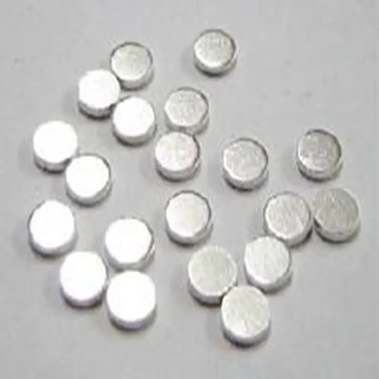 Kontak Koin Kosong Logam Campuran Tungsten (Agw) Perak
