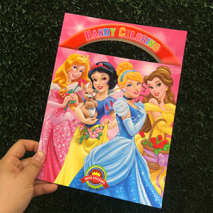 定制印刷儿童绘画活动彩色libros漫画着色书带贴纸 - Product Image 3
