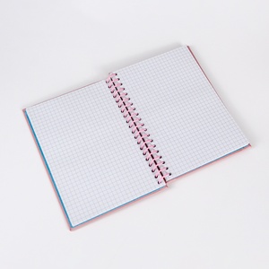 Custom <strong>New</strong> Design A5 Pink Hard Cover Printing Spiral Notebook <strong>Writing</strong> Pads for Student - Product Image 4