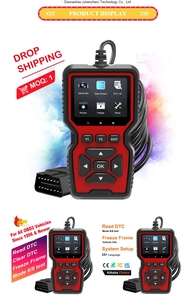 V519 lector de código de error OBD II profesional herramienta automática para todos los coches escáner de fábrica de origen con máquina de diagnóstico Elm327