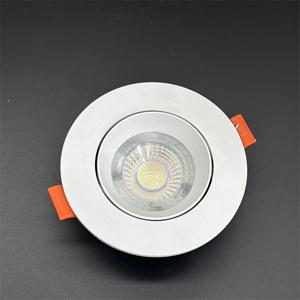工厂供应定制耐用的9w圆形天花板聚光灯嵌入式可调筒灯酒店用发光二极管 - Product Image 2