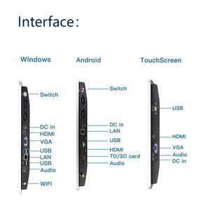Plug and Play 11 13 15 17 18 21 23 Inch Capacitive Touch Screen <strong>Monitor</strong> Interact All in One Panel Pc With Built in Camera MIC - Product Image 5