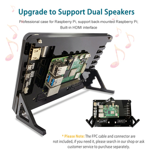 HD-MI-kapazitiver USB-Touchscreen mit Hülle für Raspberry Pi 7 Zoll 1024 x 600 tft FHD Weitbildschirm Modul LCD-Panel IPS-Bildschirm - Product Image 3