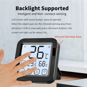 Tuya WiFi IR termostato LCD Touch Screen pulsante Wireless telecomando incorporato sensore di temperatura e umidità Alexa - Product Image 3