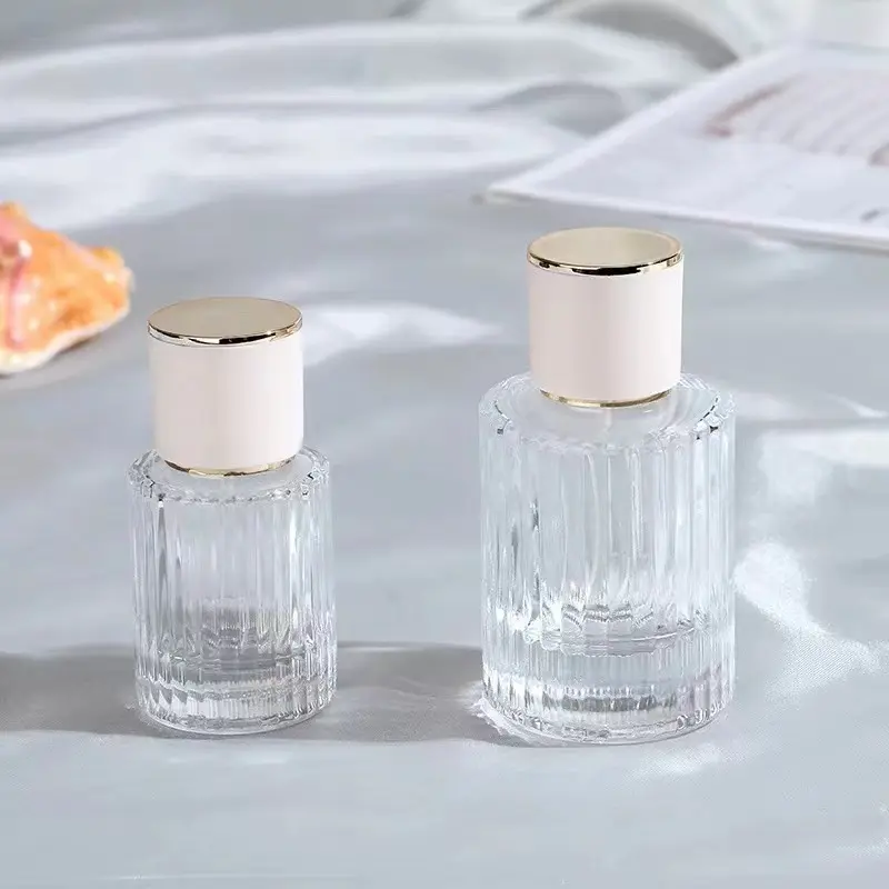 Luxury Perfume Bottle Portable Empty Glass Bottle With Fine Spray Fragrance Parfum Spray Bottle With Label Box