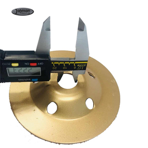 125mm יהלומים שוחקים כלים ואקום Brazed טונגסטן קרביד טחינת דיסק כוס גלגלים