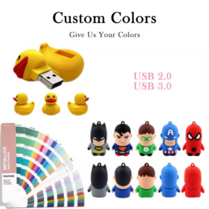 2024 Hot Comics Characters Free Sample Promotional Gift Customized Carton Character Soft PVC <strong>USB</strong> 2.0 3.0 3D 64Gb <strong>Usb</strong> Flash Drive - Product Image 5