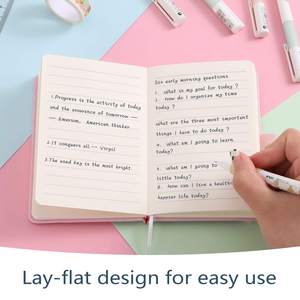 A buon mercato A7 tascabili blocco note Notebook in pelle Pu copertina diario taccuino personalizzato con Logo - Product Image 3