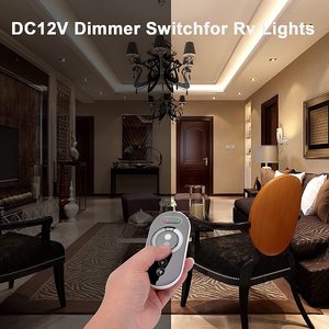 DC 12V-24V 18A PWM tira de luz LED atenuador con control remoto deslizante regulable, ajuste el interruptor de luz atenuador de brillo - Product Image 4