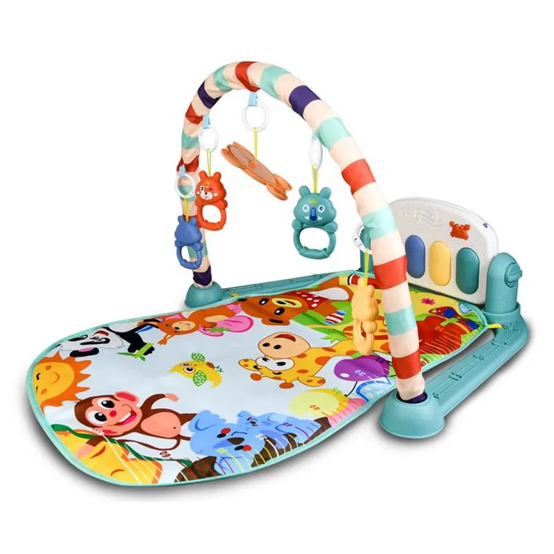Venta al por mayor Kids Crawl Piano Gym Floor Carpet Baby Play Mat para niño bebé