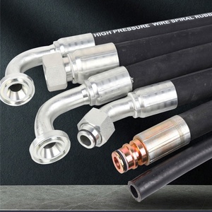 Factory Direct Sales Wire Braided Hydraulic Rubber <strong>Hose</strong> <strong>1</strong>/<strong>2</strong> 3/4 Inch High Pressure <strong>Hose</strong>