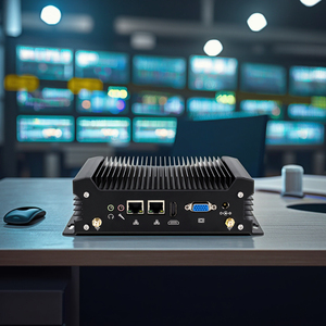 Nuovo comodo Computer di controllo industriale Fanless DDR4 Micro PC scatola PC EU spina linea di produzione sconti modelli I3 I5 I7 - Product Image 2