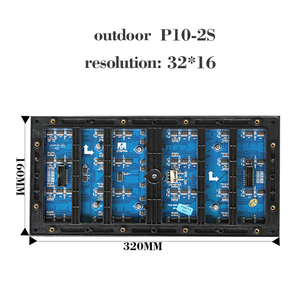 Smd 2121 модуль P10 Led 16x32 светодиодный дисплей модуль RGB Прямая продажа с фабрики наружная высокая яркость 320x160 мм полный цвет SDK - Product Image 6