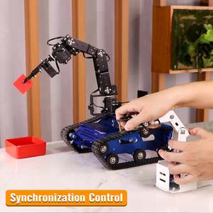Hiwonder Tankbot traccia auto Robot caricato con braccio robotico per la programmazione STM32 - Product Image 2