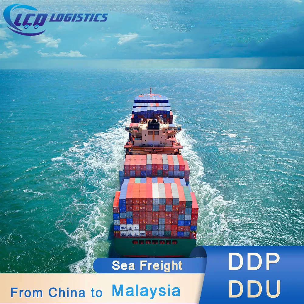 Agent de cargaison transitaire maritime fret maritime de guangzhou chine à balikpapan port kelang penang benghaxi indonésie par mer