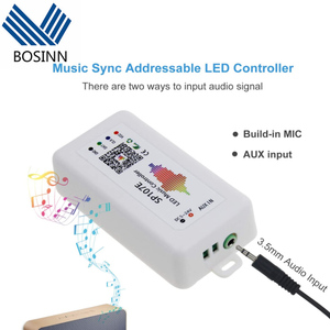 WS2812B WS2811 WS2801 СВЕТОДИОДНЫЙ Контроллер Wi-Fi iOS Android App SP108E для SK6812 цифровой адресуемый RGB светодиодные пиксельные полосы - Product Image 5