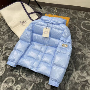 Original Quality Casual Hooded Down <strong>Jacket</strong> MON CL Plus Size Casual Down Warm ER Men's Bright Bubble <strong>Jacket</strong> - Product Image 3