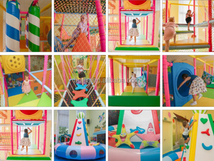 ملعب داخلي للأطفال عالي الجودة مع زحليقة كبيرة ، ملعب داخلي للأطفال للبيع - Product Image 6