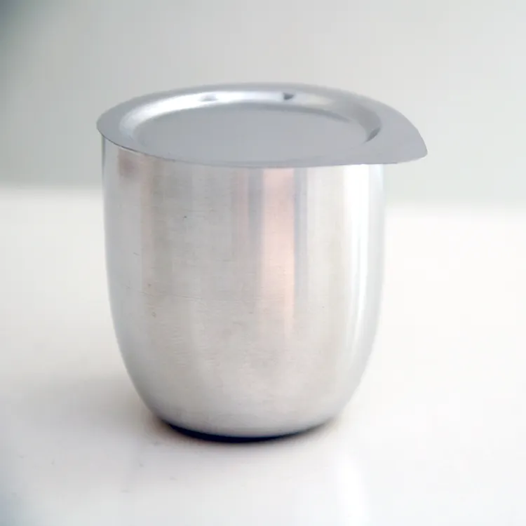 Crisol de platino con tapa, vaso para laboratorio, 10ml-250ml