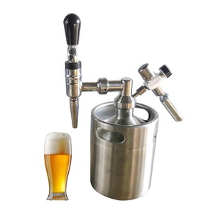 再利用可能で一方向のミニプラスチックビール樽クラフトビールジュース炭酸飲料用ミニビール樽