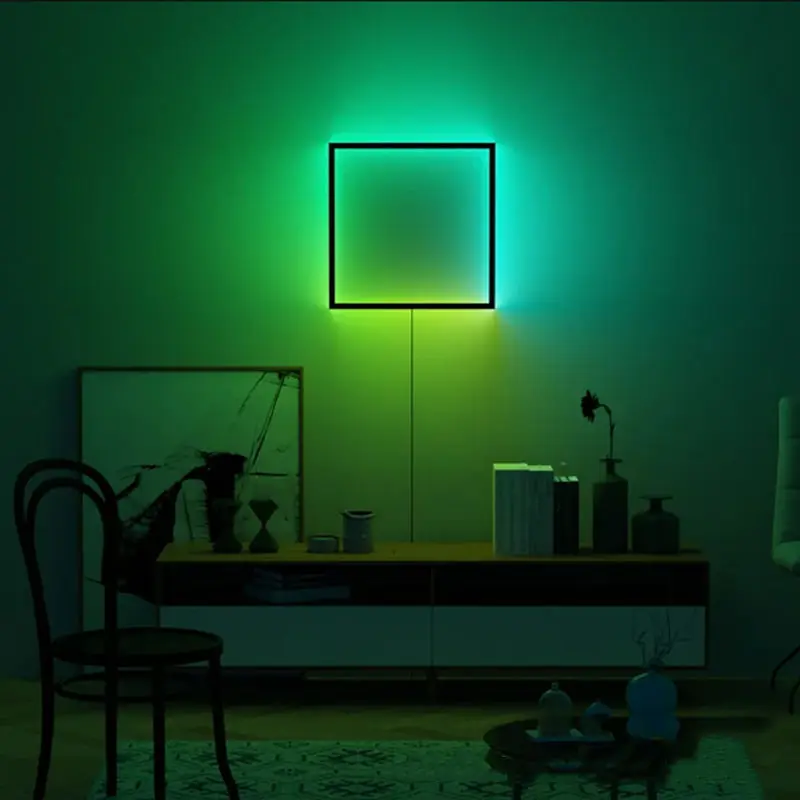 Modern Nordic minimalista interior iluminação decorativa dimmable colorido cabeceira LED RGB lâmpada de parede para o quarto