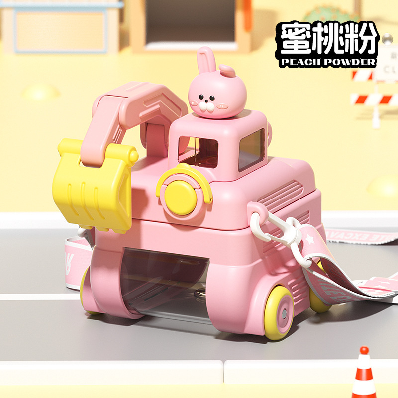 Pink Mini Excavator