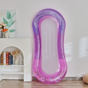 水ハンモックシンプルスタイル夏用耐久性のある多目的インフレータブル大人用プールフロート - Product Image 5