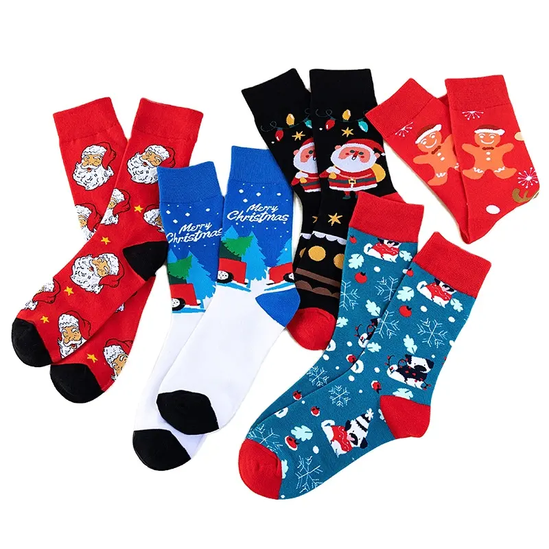 Good Quality And Price Of Womens Mens Socks Cotton Cartoon Socks Christmas Socks