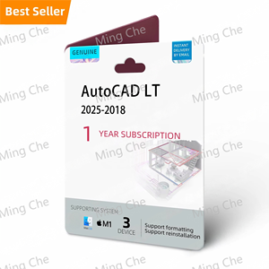 For AutoCAD LT Subscription Drafting Drawing Tool Software 24/7 Internet License <strong>Key</strong> for Mac/PC 3 Devices 1-Year Subscription Fo - Product Image 1