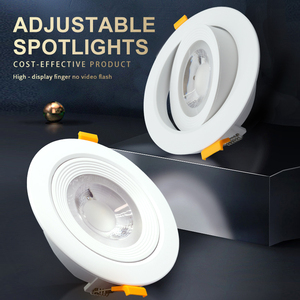 Woojong สปอตไลท์ LED พลาสติก5W คุณภาพสูงสไตล์ดีไซน์ทันสมัยไฟสปอตไลท์ LED ฝังฝ้าสำหรับบ้านสำนักงาน MR11 GU5.3ซัง GU10 - Product Image 4