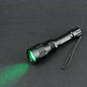 Foco ajustável recarregável poderoso tático vermelho ponteiro <span class=keywords><strong>laser</strong></span> verde lanterna - Product Image 5