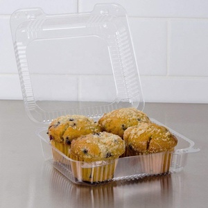MFPP kapaklı konteynerler, beyaz, 9x9x3-1/4, 3 bölmeli tek kullanımlık kapaklı konteyner gitmek için - Product Image 2