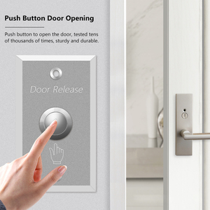 Sistema di controllo accessi interruttore porta in alluminio metallo pulsante di rilascio pulsante di uscita - Product Image 2