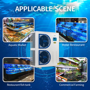 1.5HP 5HP Sea Water <strong>Chiller</strong> Cooling Condenser Unit for Seafood Freeze Cold Room Storage Freezer Equipment Temperature 8&#8451; to -28 - Product Image 6