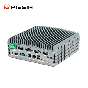 Piesia Cyber <strong>Security</strong> Firewall Mini PC 2 Lan I7-10710U I226V-C EDP 6*RS232 X86 Soft Router Industrial <strong>Computer</strong> Case - Product Image 1