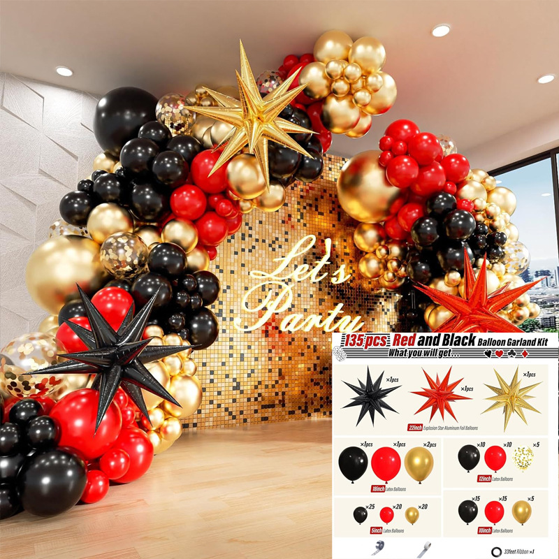 Kit dieu rouge noir