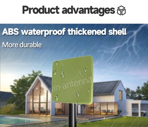 Индивидуальная зеленая двойная полярность с высоким коэффициентом усиления 15dBi наружный усиленный сигнал <span class=keywords><strong>2</strong></span>,4G Wi-Fi планшетная Антенна <span class=keywords><strong>2</strong></span>,4 ГГц 5 ГГц направленная антенна - Product Image 6