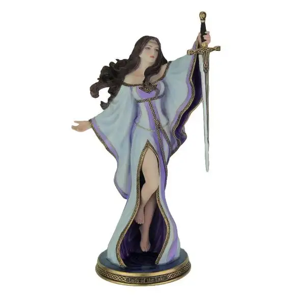 Resin Statue James Lehman Lake Woman Arthurian Legendary Acton Figure Justice Goddess Figurines