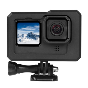 Alüminyum kasa dağı için GoPro Hero 13/12/11/10/9 siyah koruyucu Vlog Metal kafes konut çerçeve git Pro Hero aksesuarları - Product Image 4