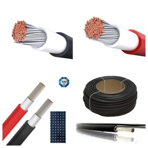 Güneş tel kablo bakır Ac 1000v Dc <span class=keywords><strong>800v</strong></span> elektrik güneş teller güneş için Pv1-f güneş Pv kablo 4mm2 6mm2